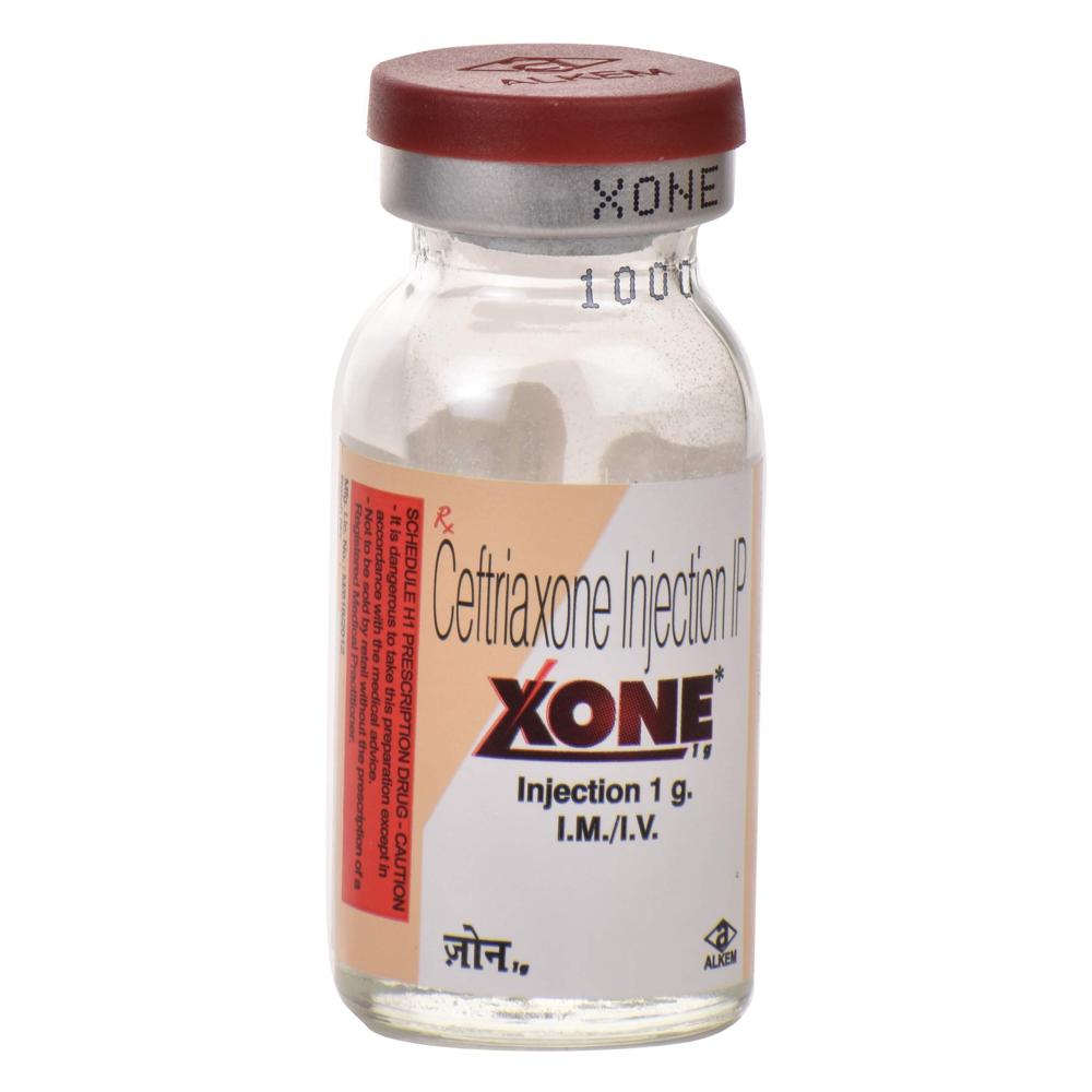 Xone  Ceftriaxone Injection 1g