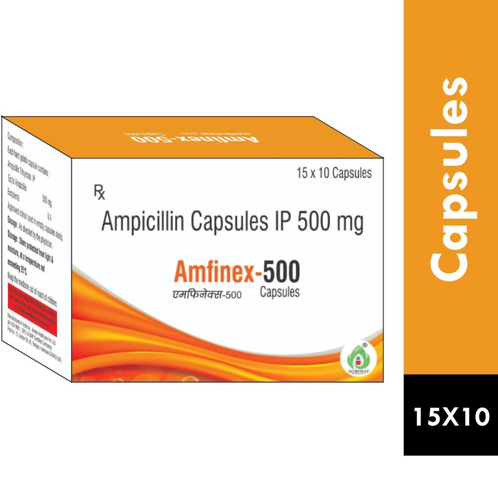 AMFINEX 500 CAPSULE - AMPICILLIN 500MG CAPSULE
