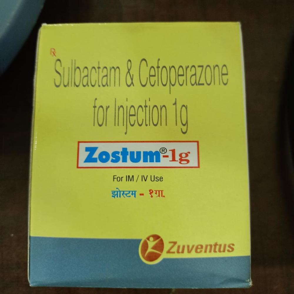 Zostum Cefoperazone  &Sulbactam  Injection 1g