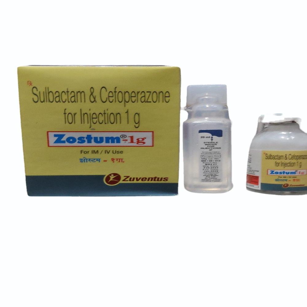 Zostum Cefoperazone  &Sulbactam  Injection 1g