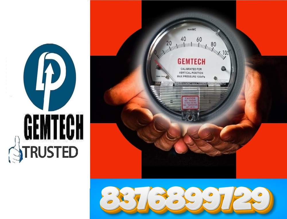 GEMTECH Differential Pressure Gauges Wholesalers Palakkad Kerala