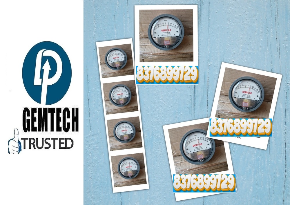 Gemtech Differential Pressure Gauges Wholesalers Palakkad Kerala - Accuracy: A 2% Of Full Span At 70 (21 (A 3% On -0