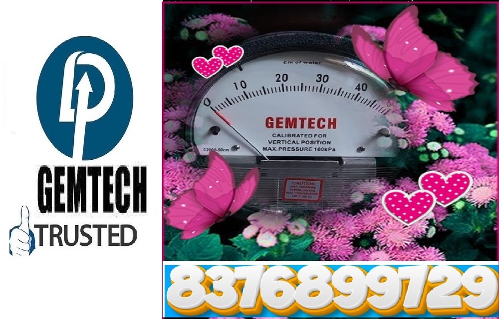 GEMTECH Differential Pressure Gauges Wholesalers Palakkad Kerala