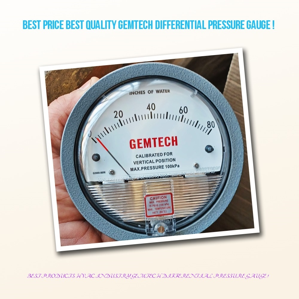 GEMTECH Differential Pressure Gauge Wholesaler From Ludhiana Punjab