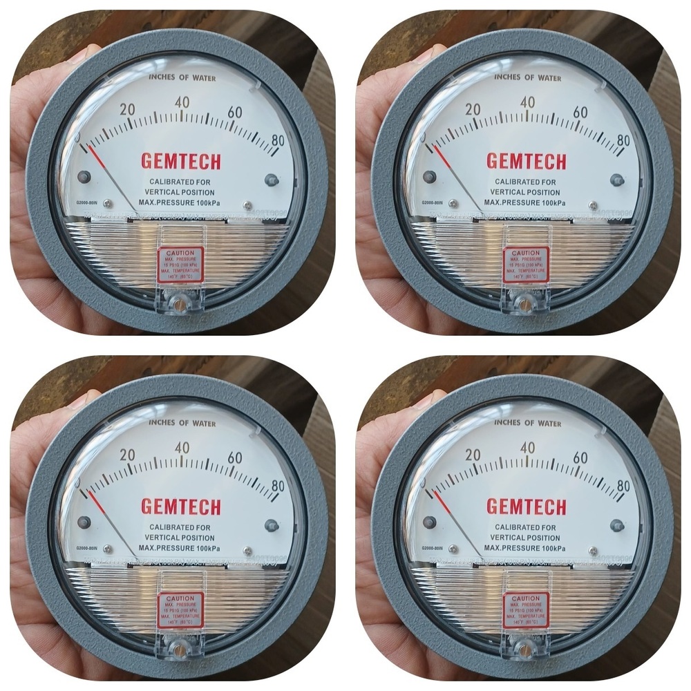 GEMTECH Differential Pressure Gauge Wholesaler From Ludhiana Punjab