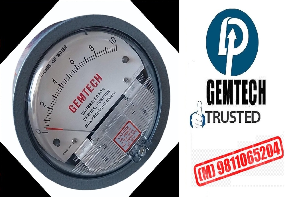 Series G2000 GEMTECH Differential Pressure Gauges Wholesale for Dehradun Uttarakh