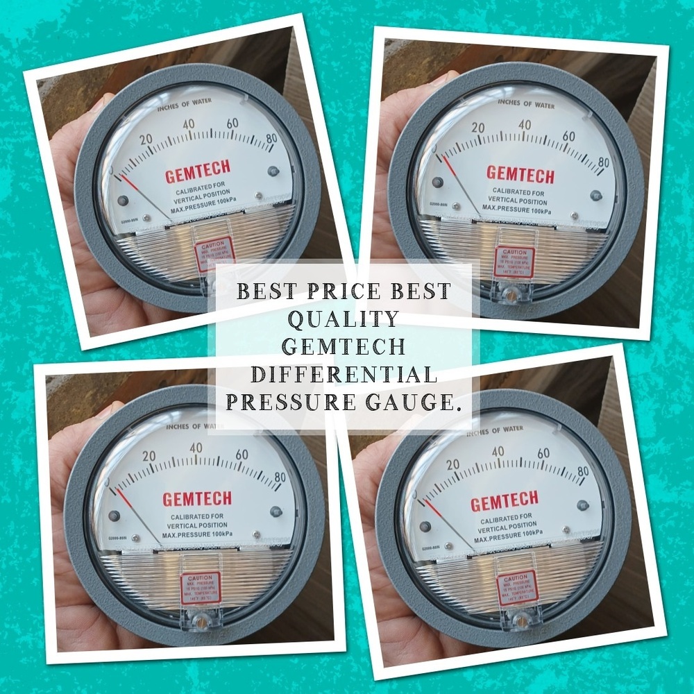 GEMTECH Differential Pressure Gauge Wholesaler From Chennai Tamil Nadu