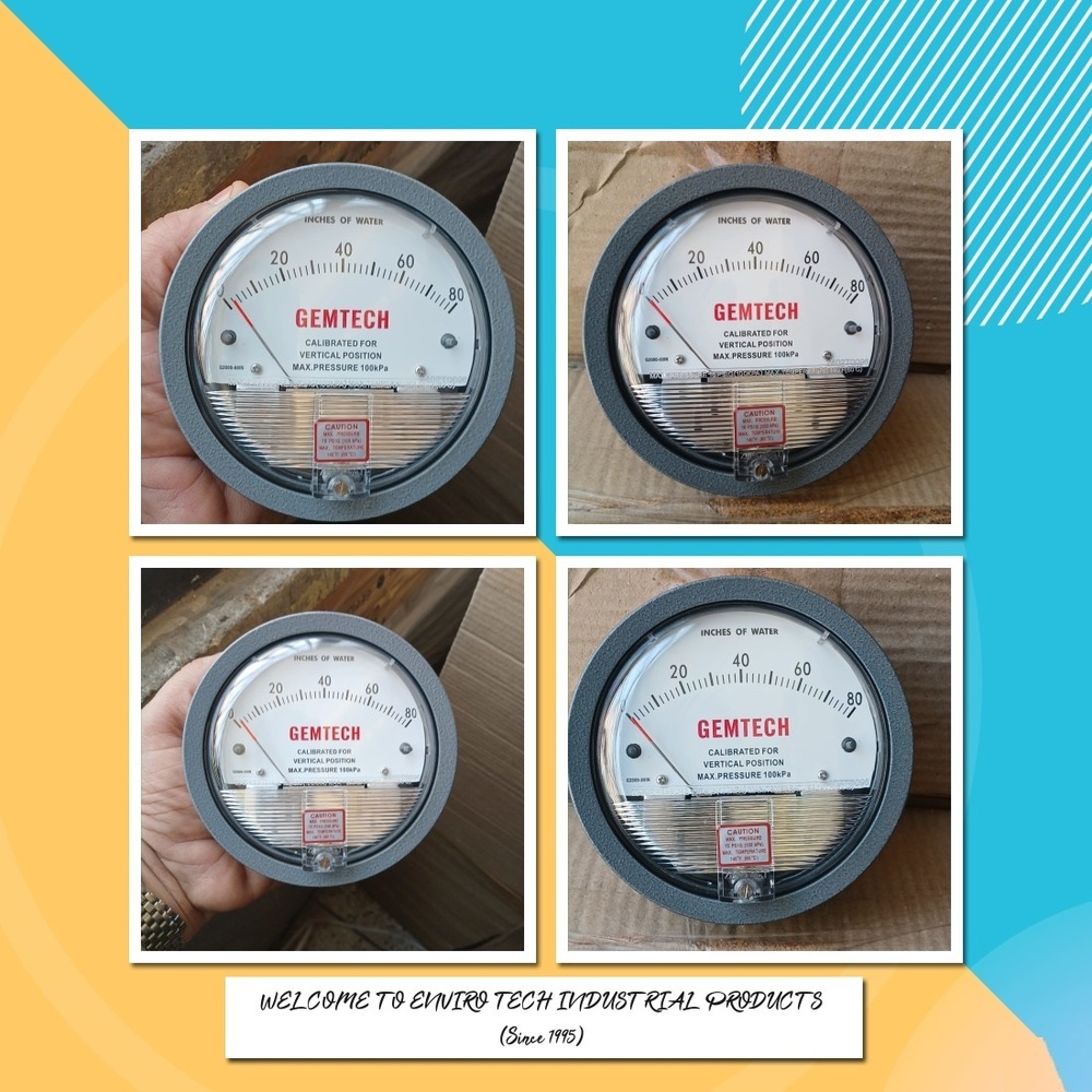 GEMTECH Differential Pressure Gauge Wholesaler From Koraput Odisha