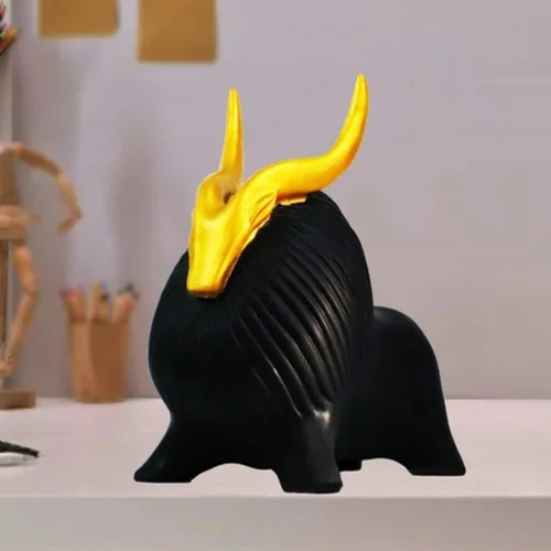Polyresin Yak Statue - Color: Various Available