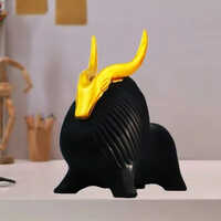 Polyresin Yak Statue - Color: Various Available