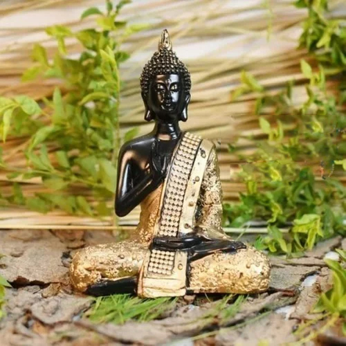 Polyresin Palm Buddha Statue - Color: Various Available