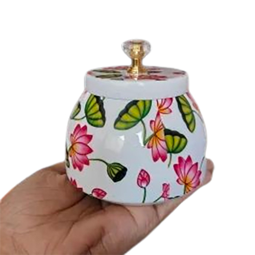Pichwai Jar Wedding Gift - Color: Different Available