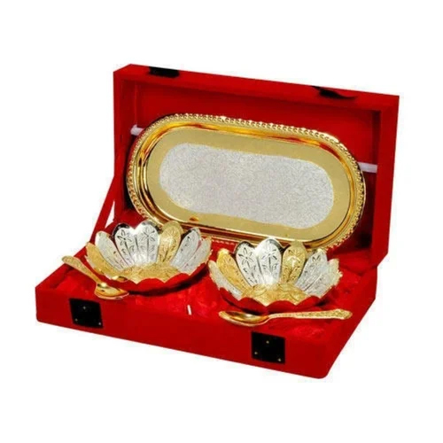Silver Plated Brass Bowl - Color: Different Available