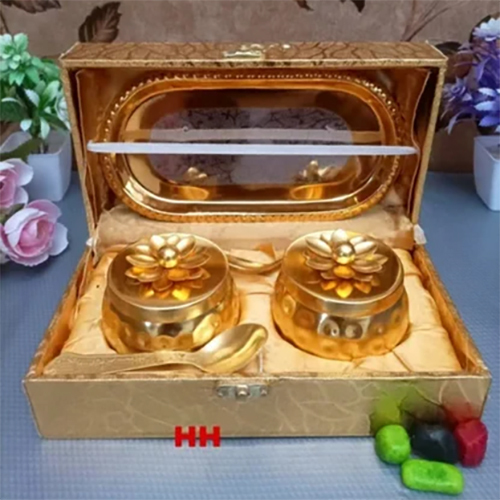 Copper Dry Fruit Box - Finishing: Glossy Lamination