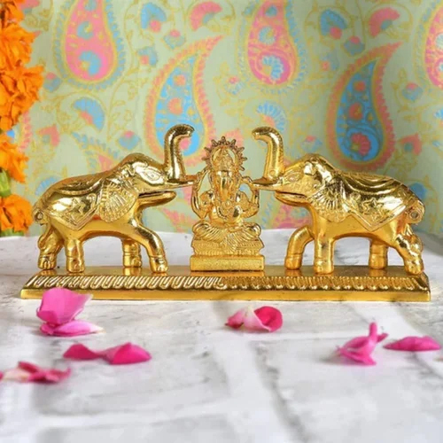 Brass Laxmi Kumkum Holder - Color: Various Available