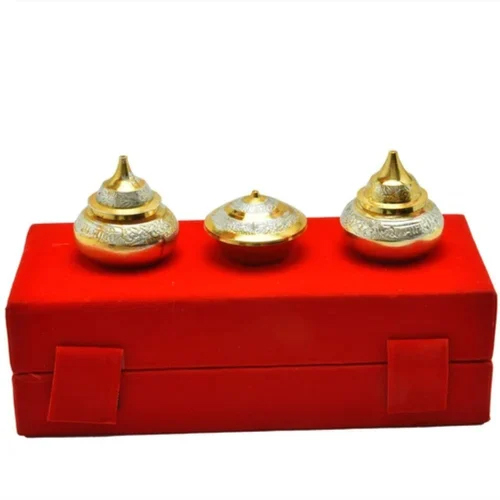 Brass Kumkum Box - Color: Various Available