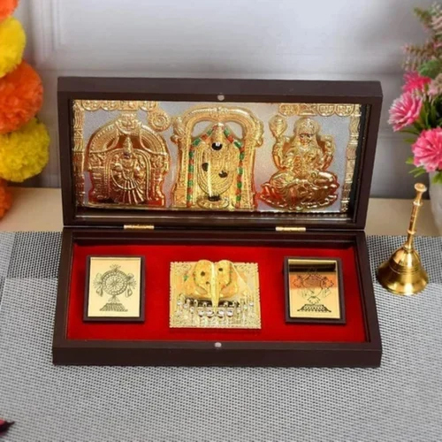Venkateshwara Charan Paduka Gift Box - Color: Various Available