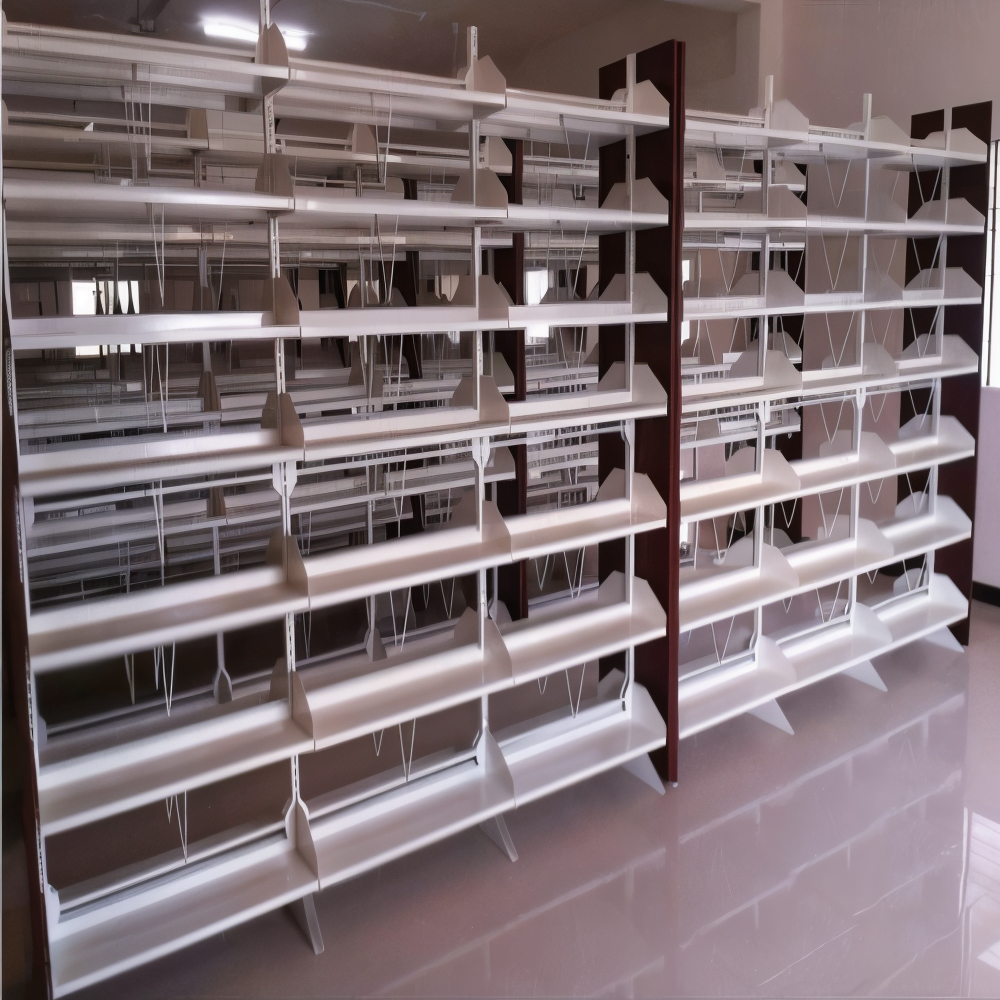 Double Sided Library Book Shelve