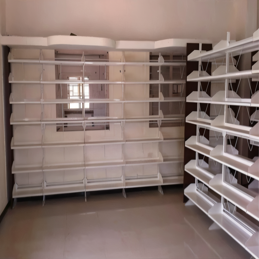 Double Sided Library Book Shelve