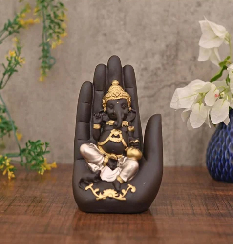 Clay Ganesh Statue