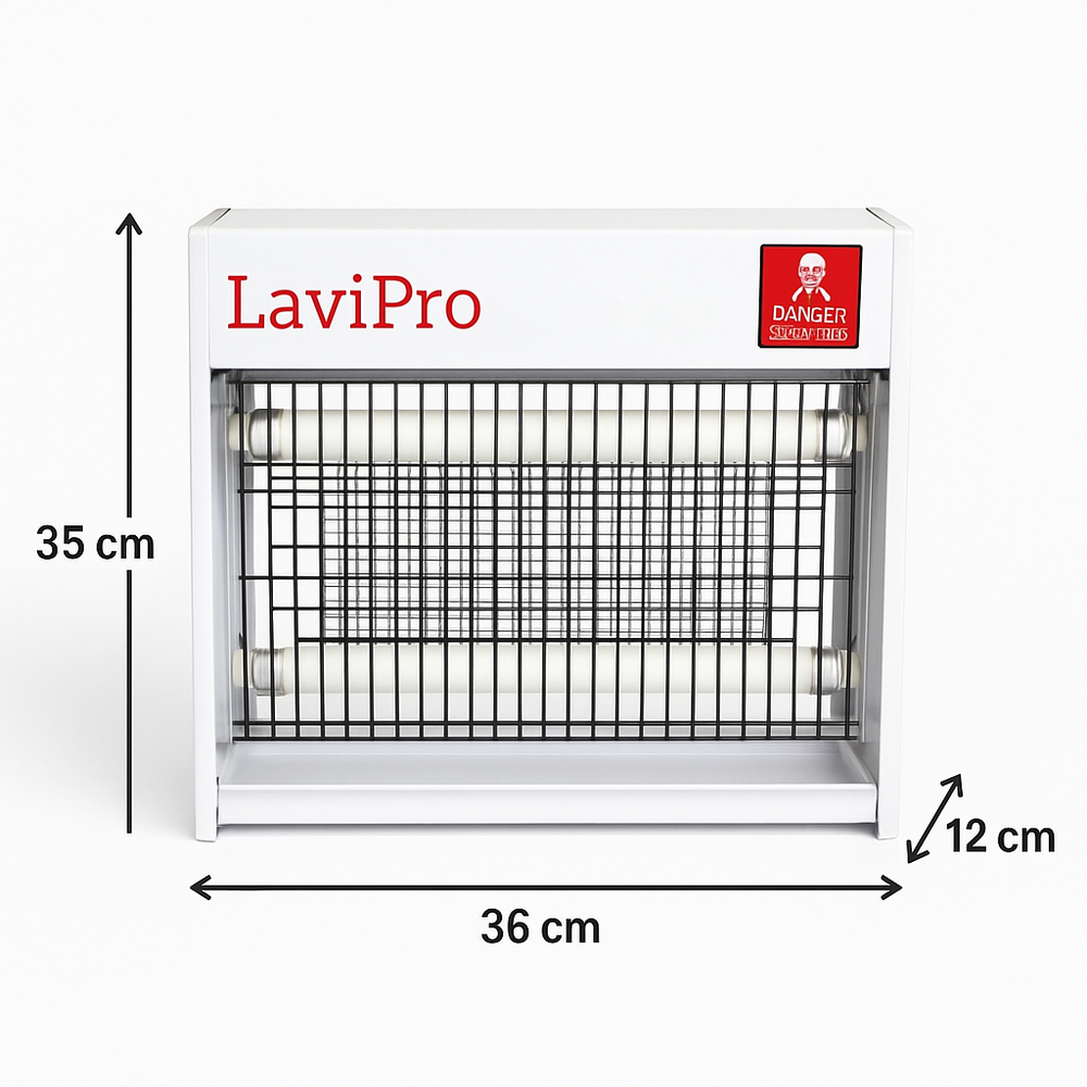 LaviPro Electric Flying Insect Killer  Mosquito & Bug Zapper for Home, Office & Outdoor | High-Powered UV Light Trap (1.25 Foot)