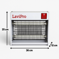 LaviPro Electric Flying Insect Killer  Mosquito & Bug Zapper for Home, Office & Outdoor | High-Powered UV Light Trap (1.25 Foot)