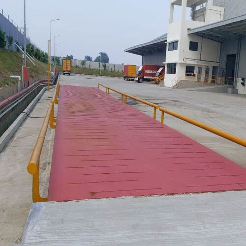 Industrial Highway Weighbridge - Color: Red