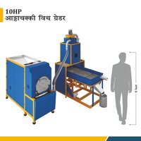 10HP Industrial Pulverizer with Grader and Cyclone | Model AZAGC1001A | Double Chamber with Pedition