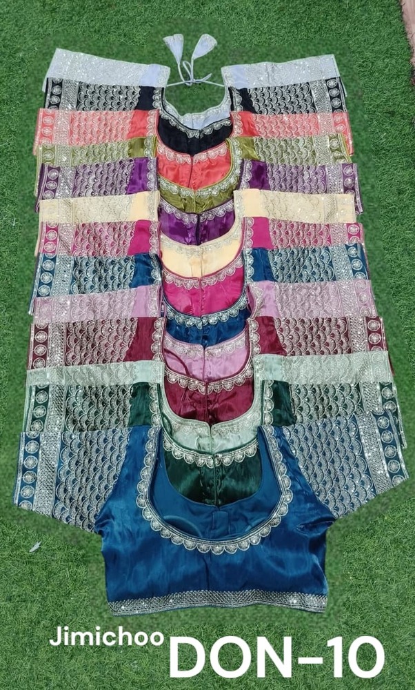 vichitra silk blouse
