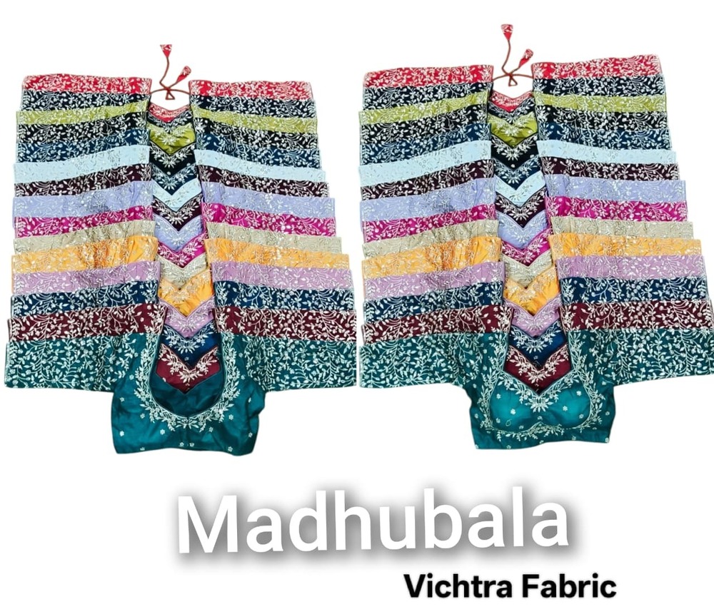 vichitra silk blouse