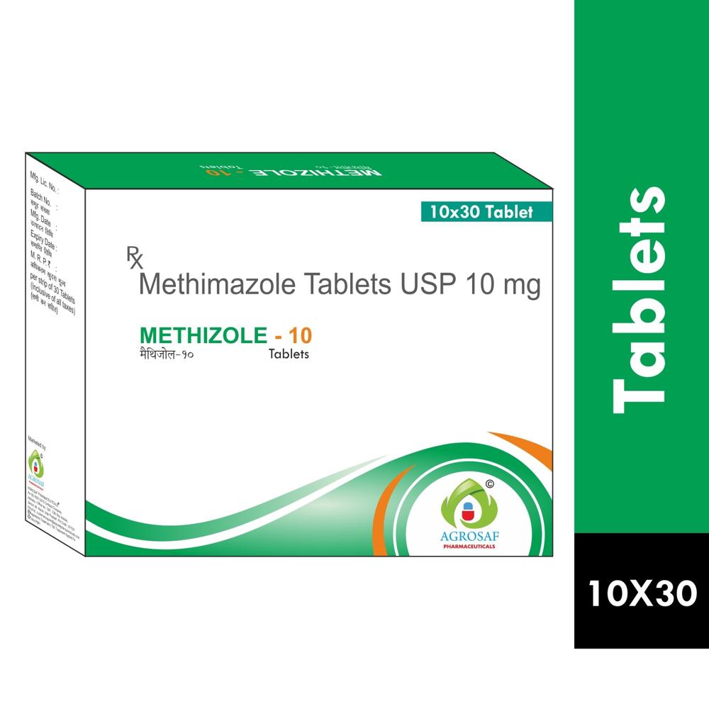 METHIZOLE 10 TABLET -  Methimazole Usp 10 Mg + Excipients Q.s.