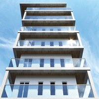 Slim Profile Aluminium Glass Railing