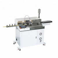 Automatic Double Head Wire Tinning Machine - Color: White