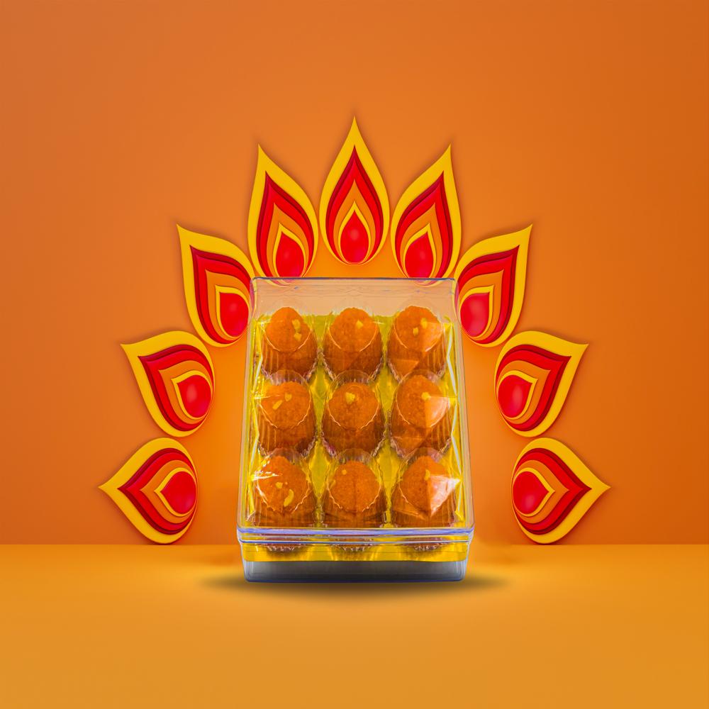 9 Cavity Big for Laddu (CPLDBX9)
