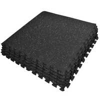 Interlocking Rubber Gym Mat - Ash %: 1.5%-6%