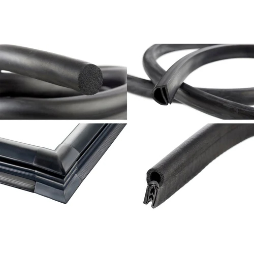 Extruded Rubber Gasket - Color: As Per Requirement