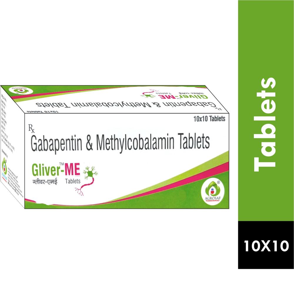 GLIVER ME TABLET - Gabapentin 300mg + methylcobalamin 500mg
