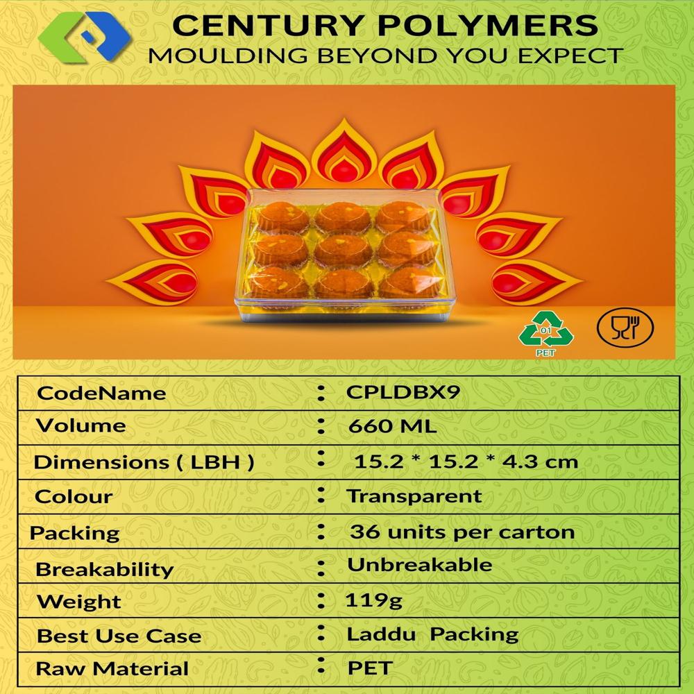 9 Cavity Big for Laddu (CPLDBX9)