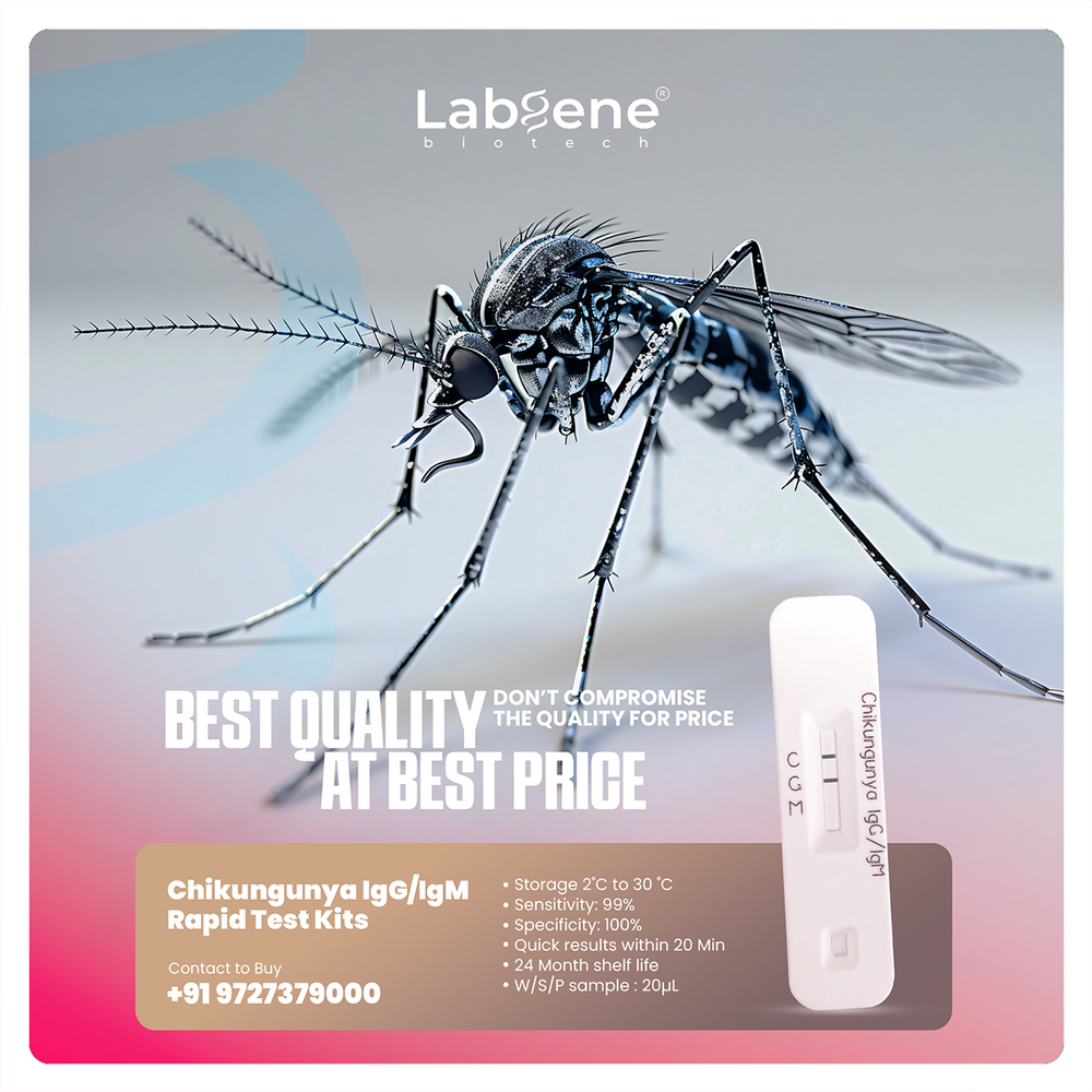 Chikungunya Rapid 25 Test Kit - Material: Plastic