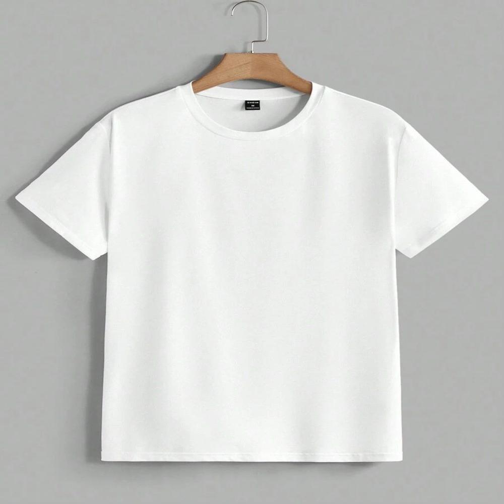 Plain Round Neck T Shirts - Age Group: Adults