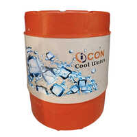 18 L Orange Cool Jar - Features: Portable