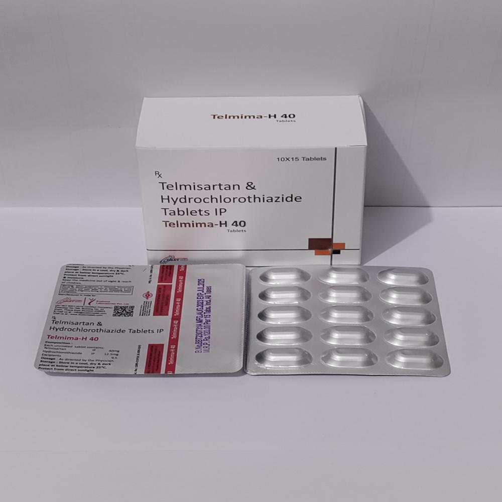 Telmima-h 40 Tablet (Telmisartan 40mg And Hydrochlorothiazide 12 - Drug Type: General Medicines