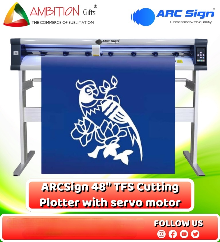 Arcsign 48" Tfs Cutting Plotter With ( Servo Motor ) - Automatic Grade: Manual