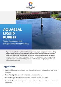 Rubber Waterproofing Aquaseal Liquid Rubber - Color: Black