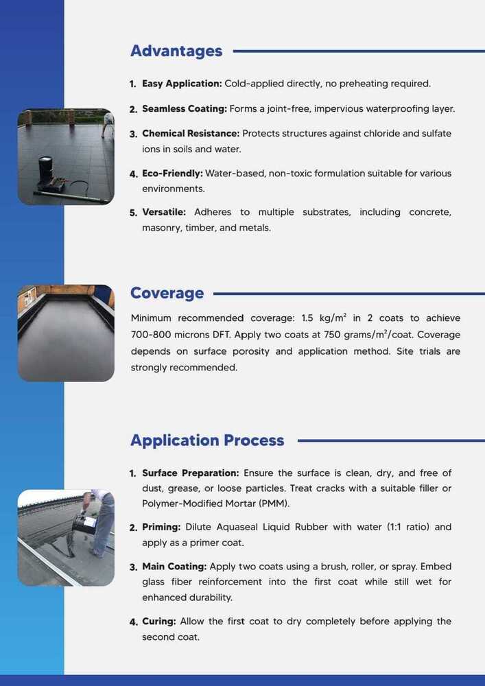 Aquaseal Liquid Rubber