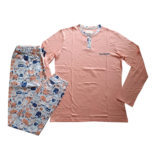 Ladies Modern Pyjama Set - Color: Multicolor