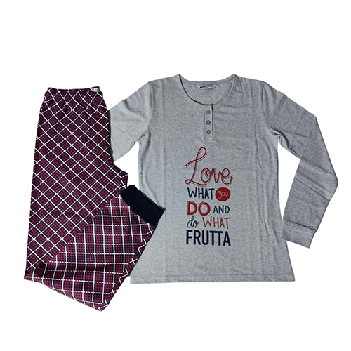 Ladies Fancy Pyjama Set - Color: Multicolor