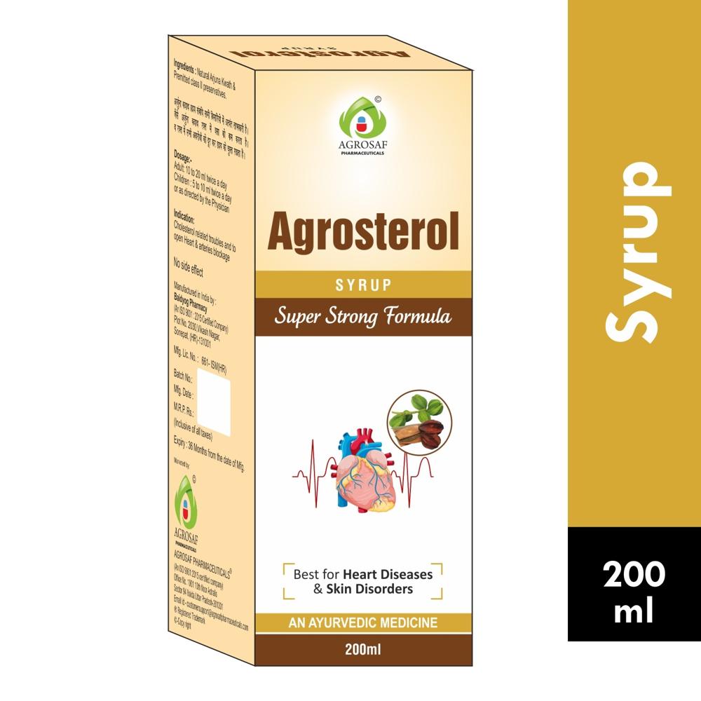AGROSTEROL SYRUP - NATURAL ARJUNA KWATH & PERMITTED CLASS II PRESERVATIVES