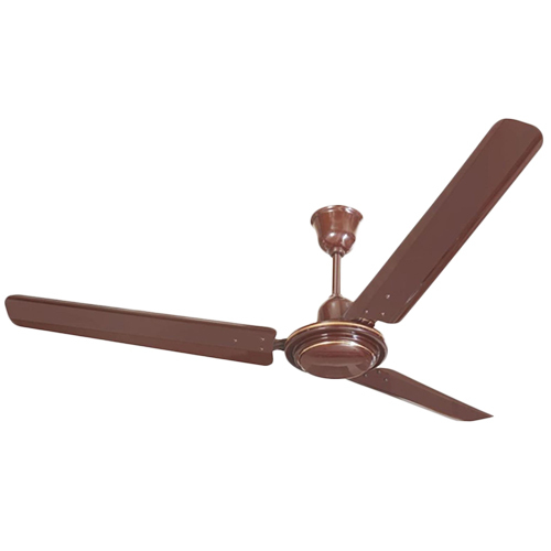 3 Blade Brown Ceiling Fan - Power Source: Electrical