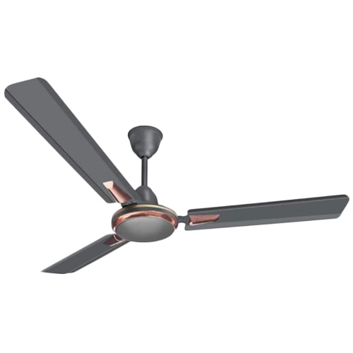 3 Blade Grey Ceiling Fan - Power Source: Electrical